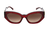 Versace Women's Sunglasses Cat Eye Burgundy/Brown VE4376B388/13
