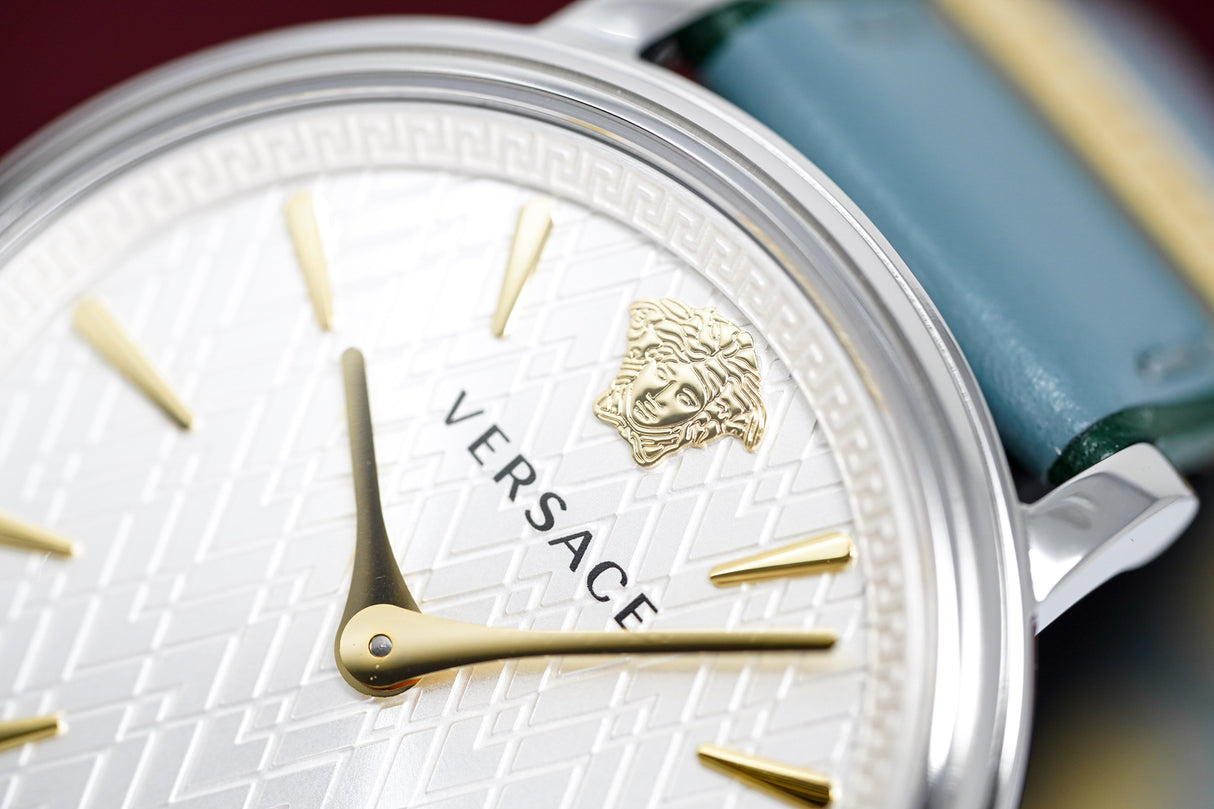 Versace Ladies Watch V-Circle 'COURAGE' Blue VBP010017