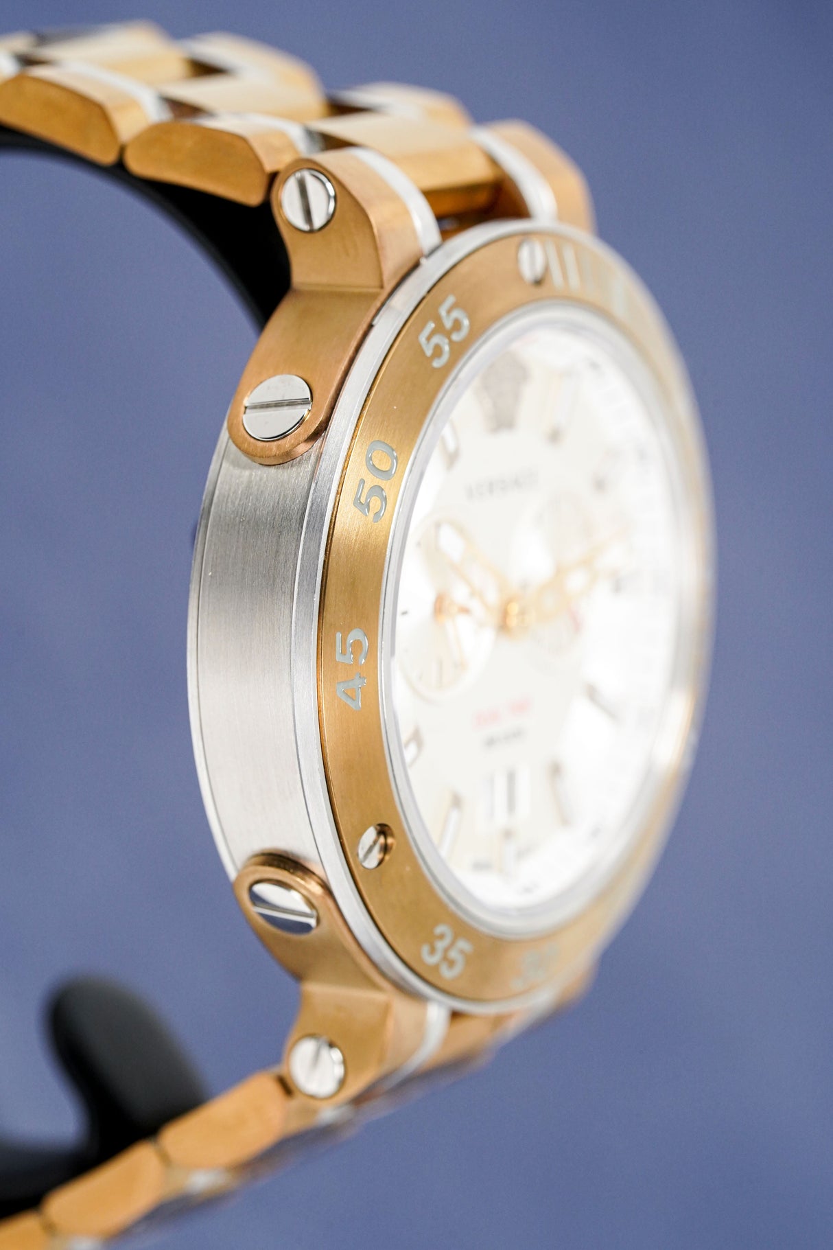 Versace Men's Watch V-Extreme Pro Dual Time Rose Gold VCN050017