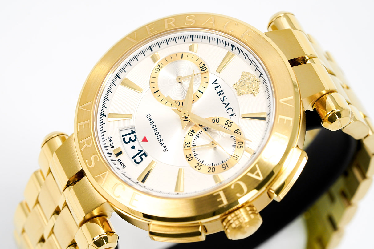 Versace Men's Watch Chronograph Aion Gold VE1D00419