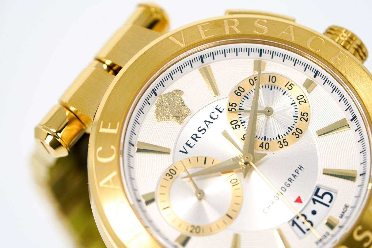Versace Men's Watch Chronograph Aion Gold VE1D00419