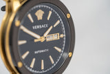 Versace Automatic Watch Theros Day Date Black and Gold VEDX00419