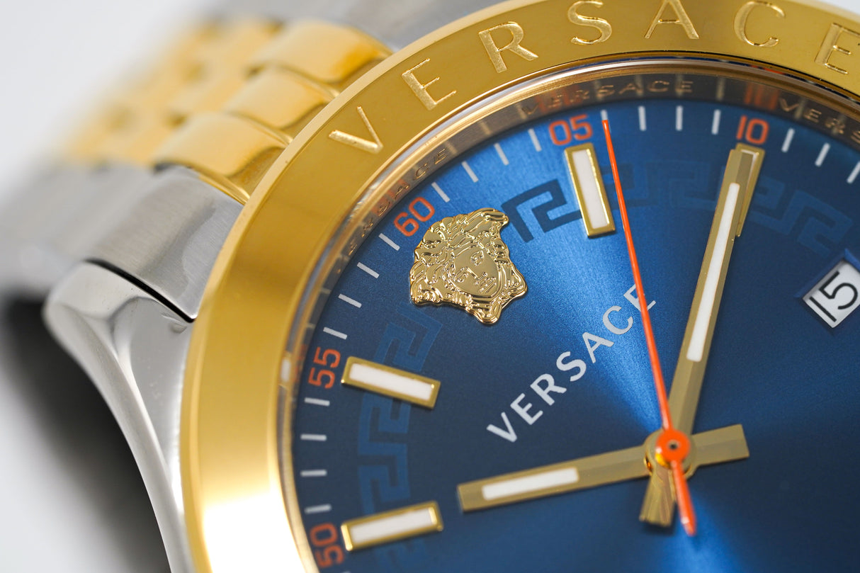 Versace Men's Watch Hellenyium Two Tone Blue VEVK00520