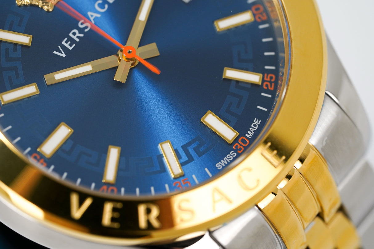 Versace Men's Watch Hellenyium Two Tone Blue VEVK00520