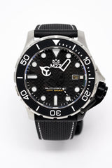 M2Z Men's Watch Diver 200 Black 200-002 - Watches & Crystals
