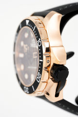 M2Z Men's Watch Diver 200 Black IP Rose Gold 200-008 - Watches & Crystals