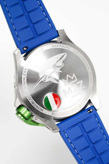 M2Z Men's Watch Diver 200 Blue 200-003 - Watches & Crystals
