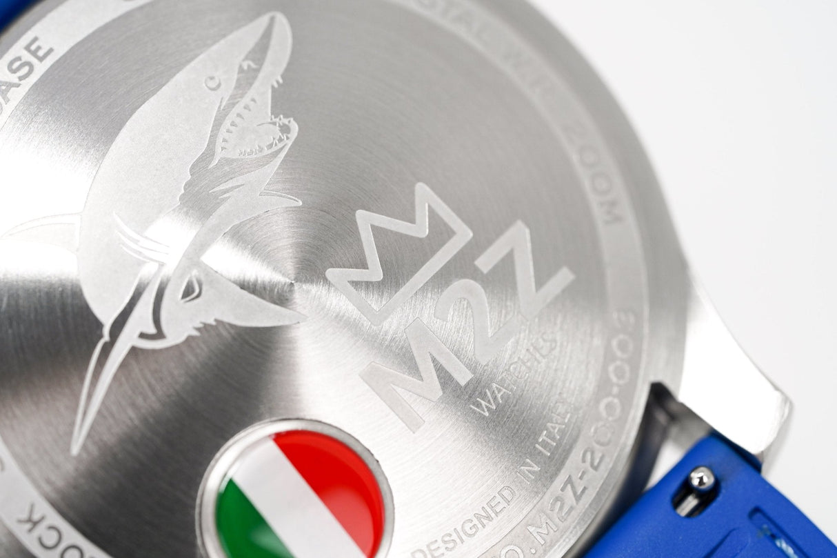 M2Z Men's Watch Diver 200 Blue 200-003 - Watches & Crystals