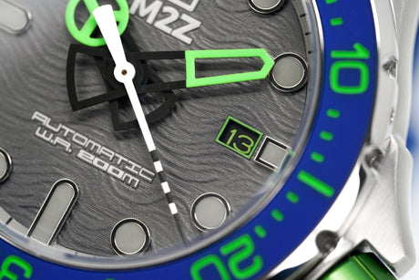 M2Z Men's Watch Diver 200 Blue 200-003 - Watches & Crystals