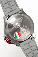 M2Z Men's Watch Diver 200 Grey IP Gun 200-004 - Watches & Crystals