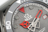M2Z Men's Watch Diver 200 Grey IP Gun 200-004 - Watches & Crystals