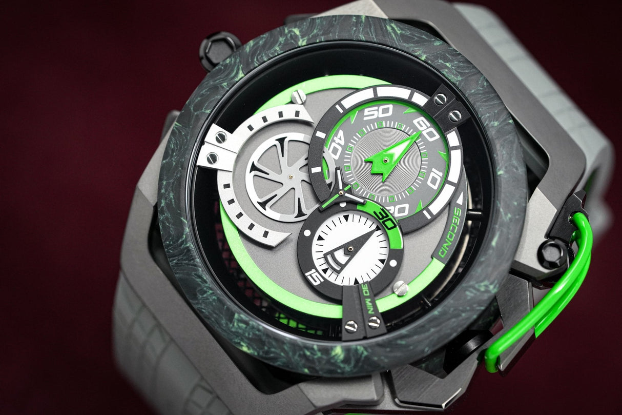 Mazzucato Reversible Monza Green Limited Edition - Watches & Crystals