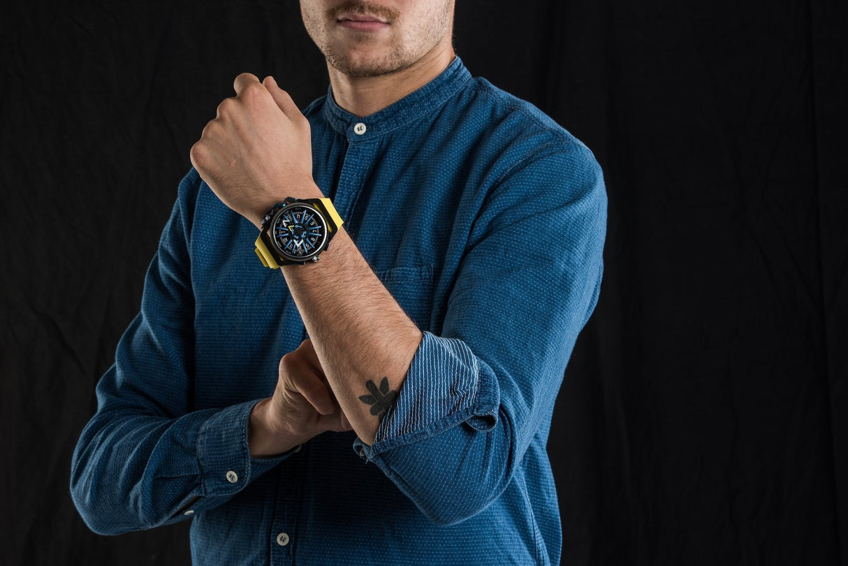 Mazzucato Reversible RIM Yellow - Watches & Crystals