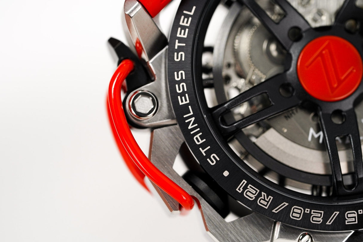 Mazzucato RIM GT Men's Chronograph Watch Red GT2-RD - Watches & Crystals