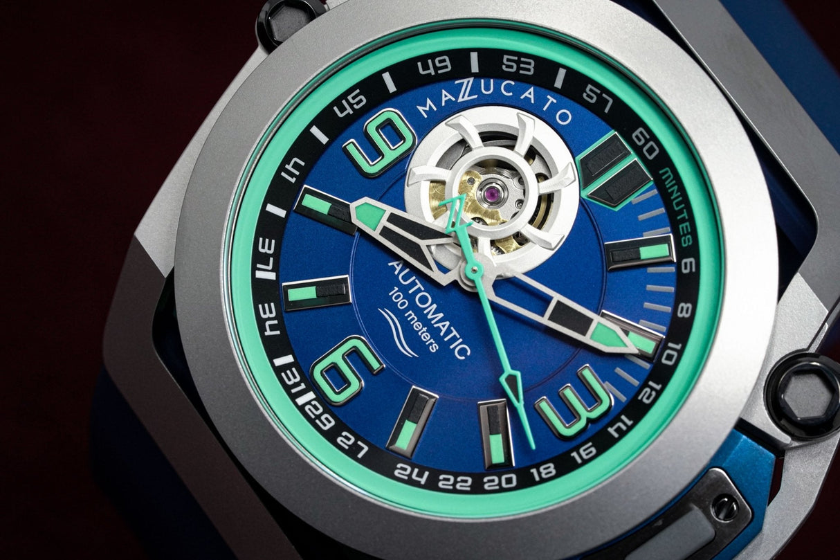 Mazzucato RIM Scuba Blue Green - Watches & Crystals