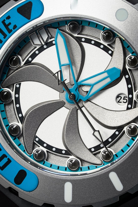 Mazzucato RIM Scuba Blue Grey - Watches & Crystals