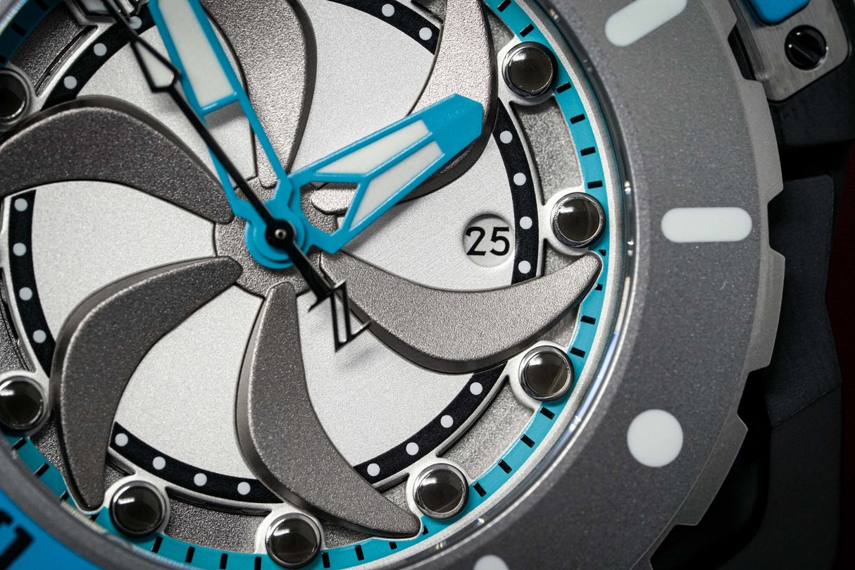Mazzucato RIM Scuba Blue Grey - Watches & Crystals