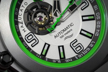 Mazzucato RIM Scuba White Green - Watches & Crystals