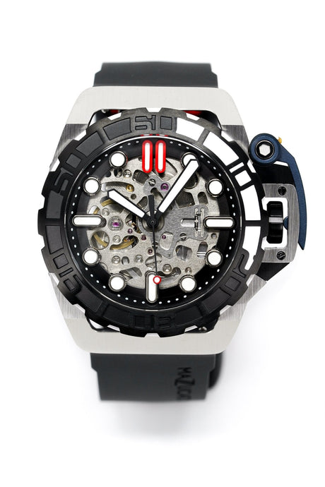Mazzucato RIM SUB Men's Automatic Watch Black SK1-BL - Watches & Crystals