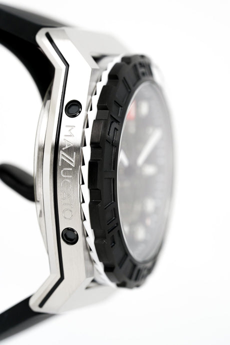 Mazzucato RIM SUB Men's Automatic Watch Black SK1-BL - Watches & Crystals