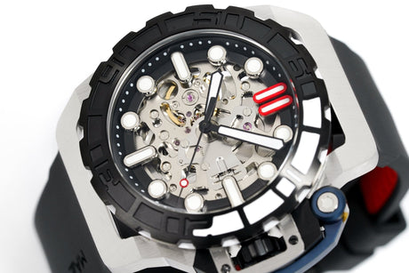 Mazzucato RIM SUB Men's Automatic Watch Black SK1-BL - Watches & Crystals