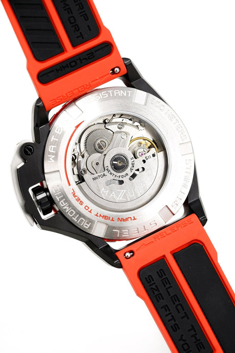 Mazzucato RIM SUB Men's Automatic Watch Orange SK3-OR - Watches & Crystals