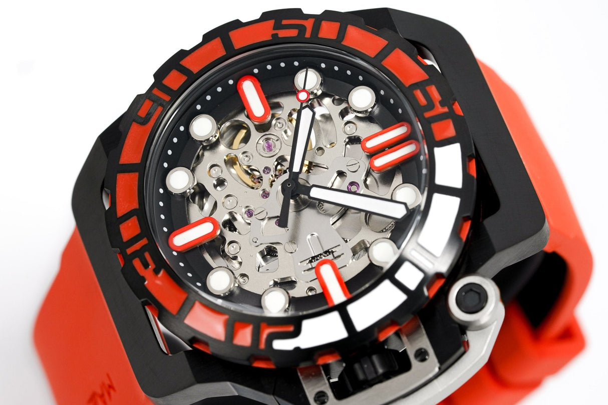 Mazzucato RIM SUB Men's Automatic Watch Orange SK3-OR - Watches & Crystals