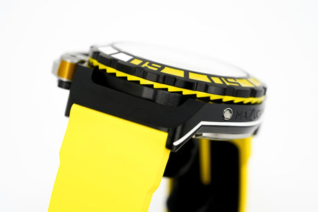 Mazzucato RIM SUB Men's Automatic Watch Yellow SK4-YL - Watches & Crystals