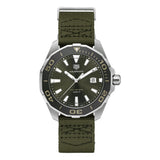 TAG Heuer Men's Quartz Watch Aquaracer Khaki WAY101E.FC8222 - Watches & Crystals