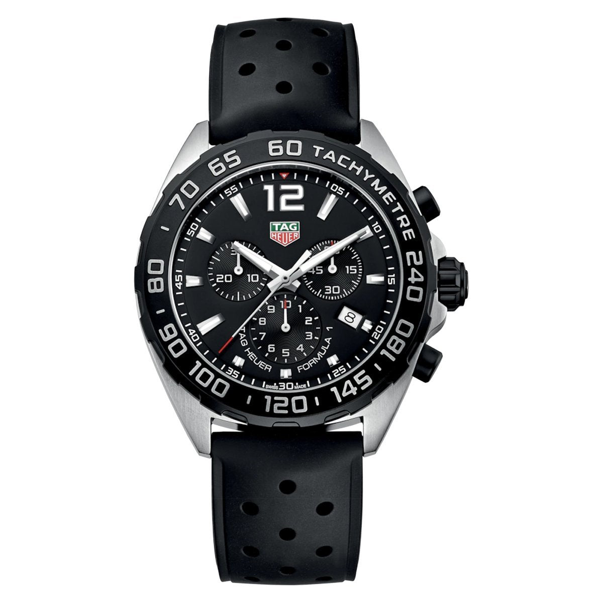 Tag Heuer Men's Watch Formula 1 Chronograph Leather CAZ1010.FT8024 - Watches & Crystals