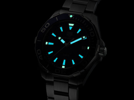 Tag Heuer Watch Aquaracer Blue 41mm WAY111C.BA0928 - Watches & Crystals
