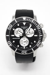 Tissot Chronograph Watch SEASTAR 1000 Black Rubber T1204171705100 - Watches & Crystals