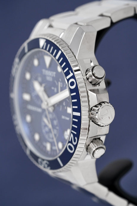 Tissot Chronograph Watch SEASTAR 1000 Blue T1204171104100 - Watches & Crystals