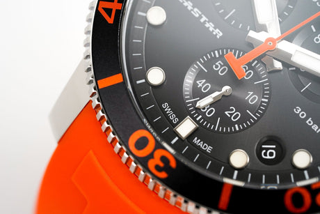 Tissot Chronograph Watch SEASTAR 1000 Orange T1204171705101 - Watches & Crystals
