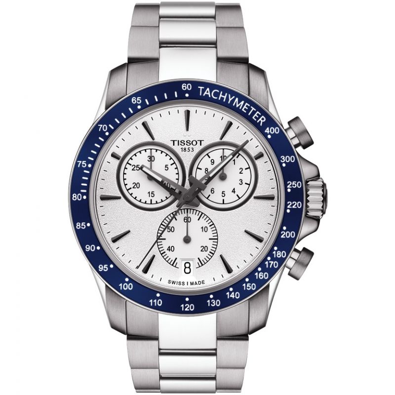 Tissot Chronograph Watch V8 Blue T1064171103100 - Watches & Crystals