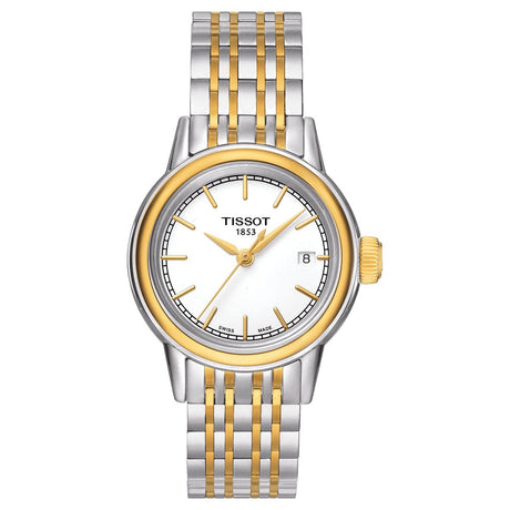 Tissot Ladies Quartz Watch Carson Two Tone T0852102201100 - Watches & Crystals