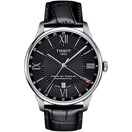 Tissot Men's Automatic Watch Chemin Des Tourelles Black - Watches & Crystals