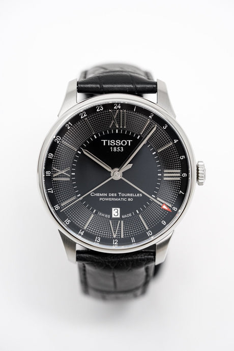 Tissot Men's Automatic Watch Chemin Des Tourelles Black - Watches & Crystals
