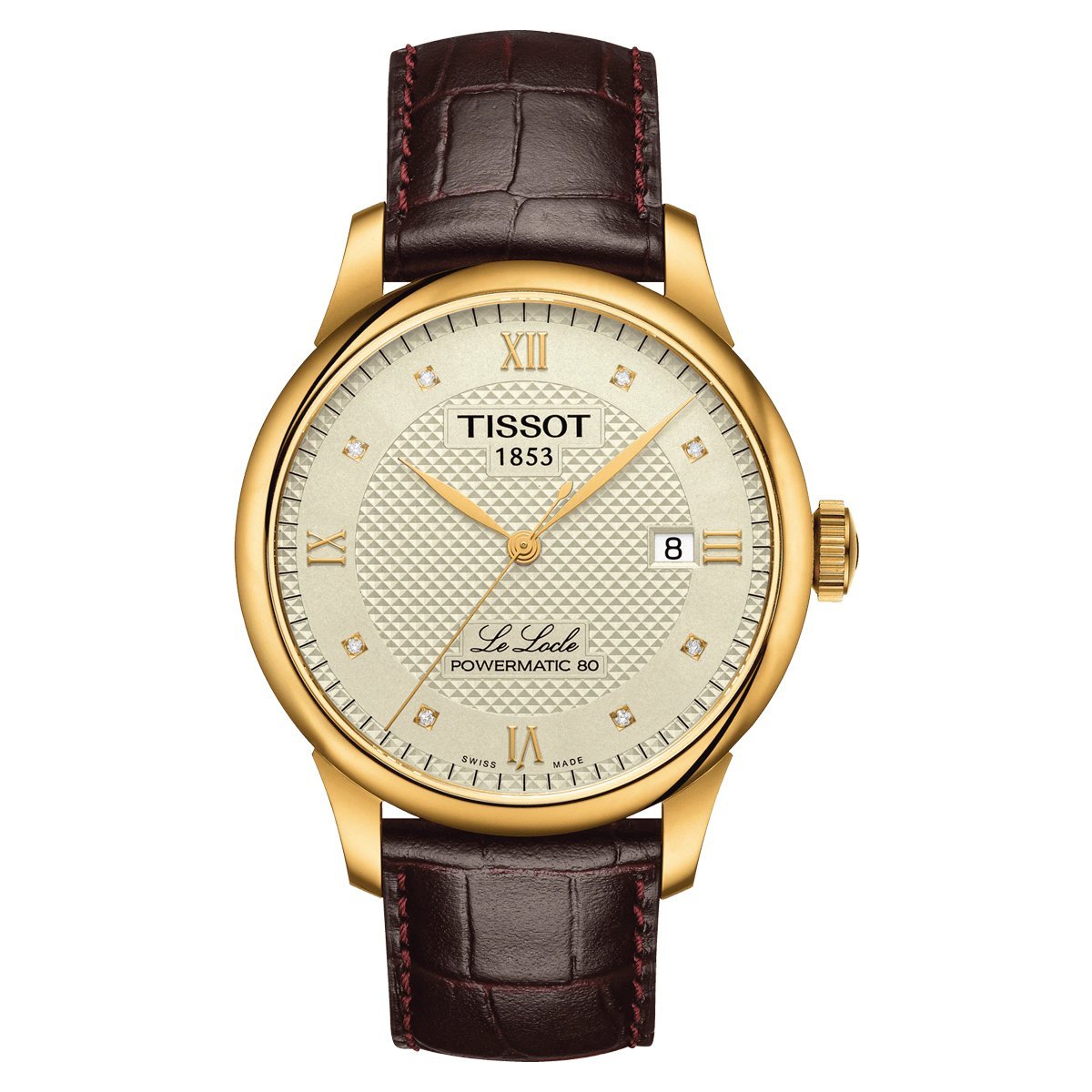 Tissot Men's Automatic Watch Le Locle Powermatic 80 T0064073626600 - Watches & Crystals