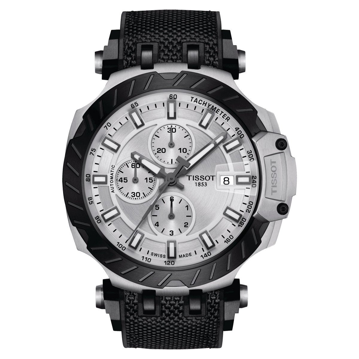 Tissot Men's Automatic Watch T-Race Chronograph Silver T1154272703100 - Watches & Crystals