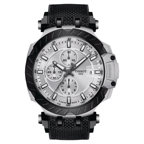 Tissot Men's Automatic Watch T-Race Chronograph Silver T1154272703100 - Watches & Crystals