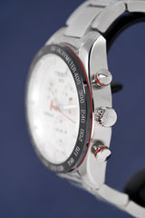 Tissot Men's Chronograph Watch PRS 516 Steel White T1004171103100 - Watches & Crystals