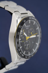 Tissot Men's Chronograph Watch PRS 516 Steel Yellow T1004171105100 - Watches & Crystals