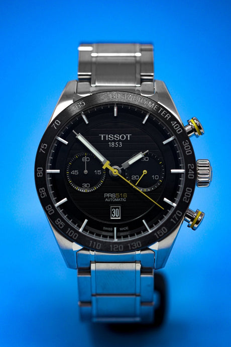 Tissot PRS 516 Chronograph Steel - Watches & Crystals