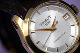 Tissot T-Classic Couturier Powermatic 80 Date Leather Rose Gold - Watches & Crystals