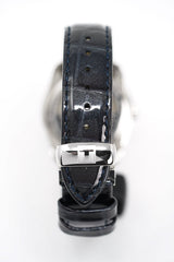 Tissot Women's T-Classic Automatic Watch Couturier Powermatic 80 Date Blue Leather - Watches & Crystals