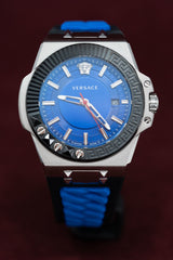 Versace Chain Reaction Blue - Watches & Crystals