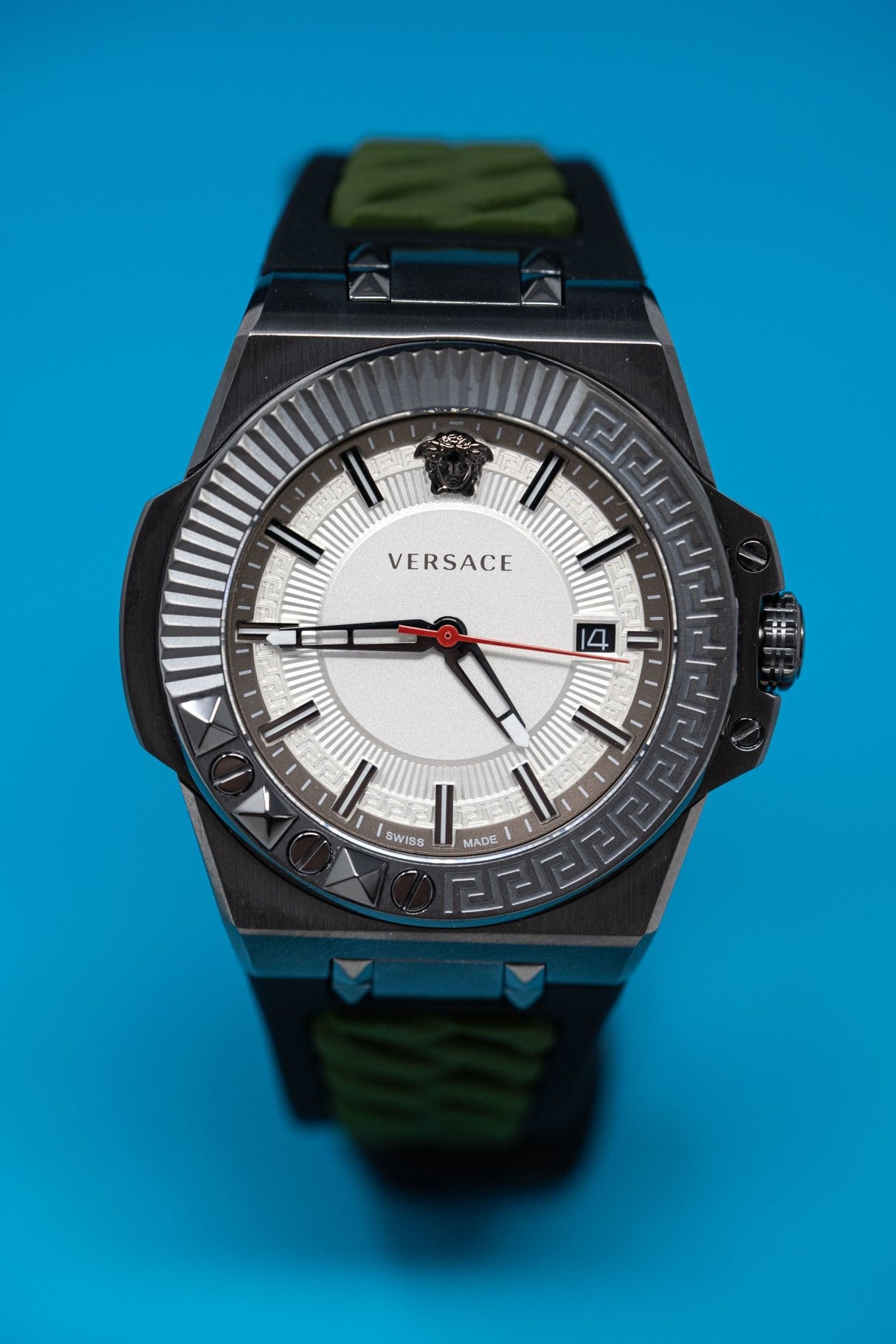 Versace Chain Reaction Date White - Watches & Crystals