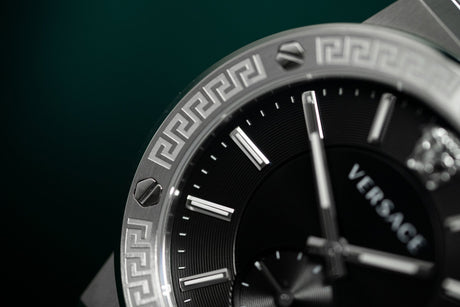 Versace Greca Logo Small Seconds - Watches & Crystals
