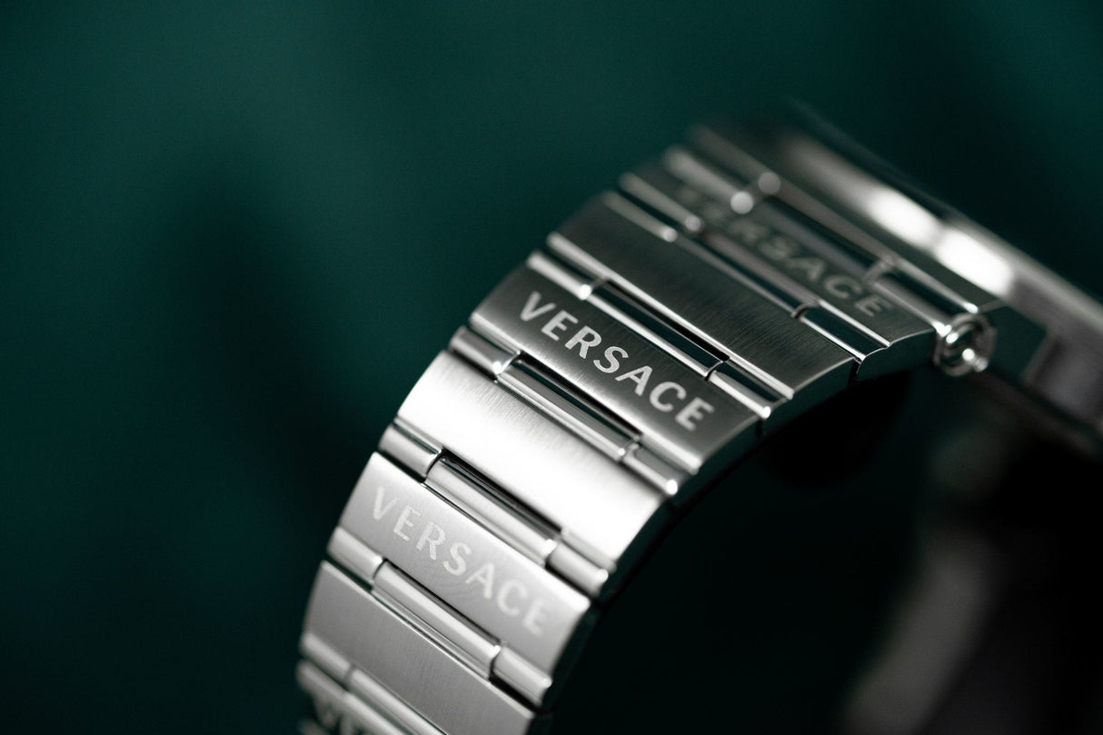 Versace Greca Logo Small Seconds - Watches & Crystals